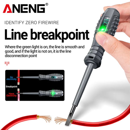 ANENG B05 Word/Cross Screwdrivers Indicator Meter Electric Pen Insulated Electrician Highlight Pocket Tester Pen Tools 2-20Pcs