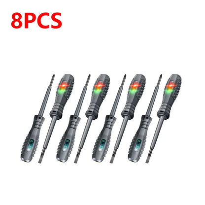 ANENG B05 Word/Cross Screwdrivers Indicator Meter Electric Pen Insulated Electrician Highlight Pocket Tester Pen Tools 2-20Pcs