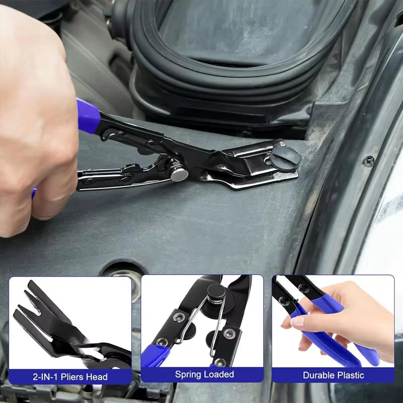 Car Headlight Repair Installation Tool Trim Clip Removal Pliers Van Door Panel Fascia Dash Upholstery Remover Tools Kit